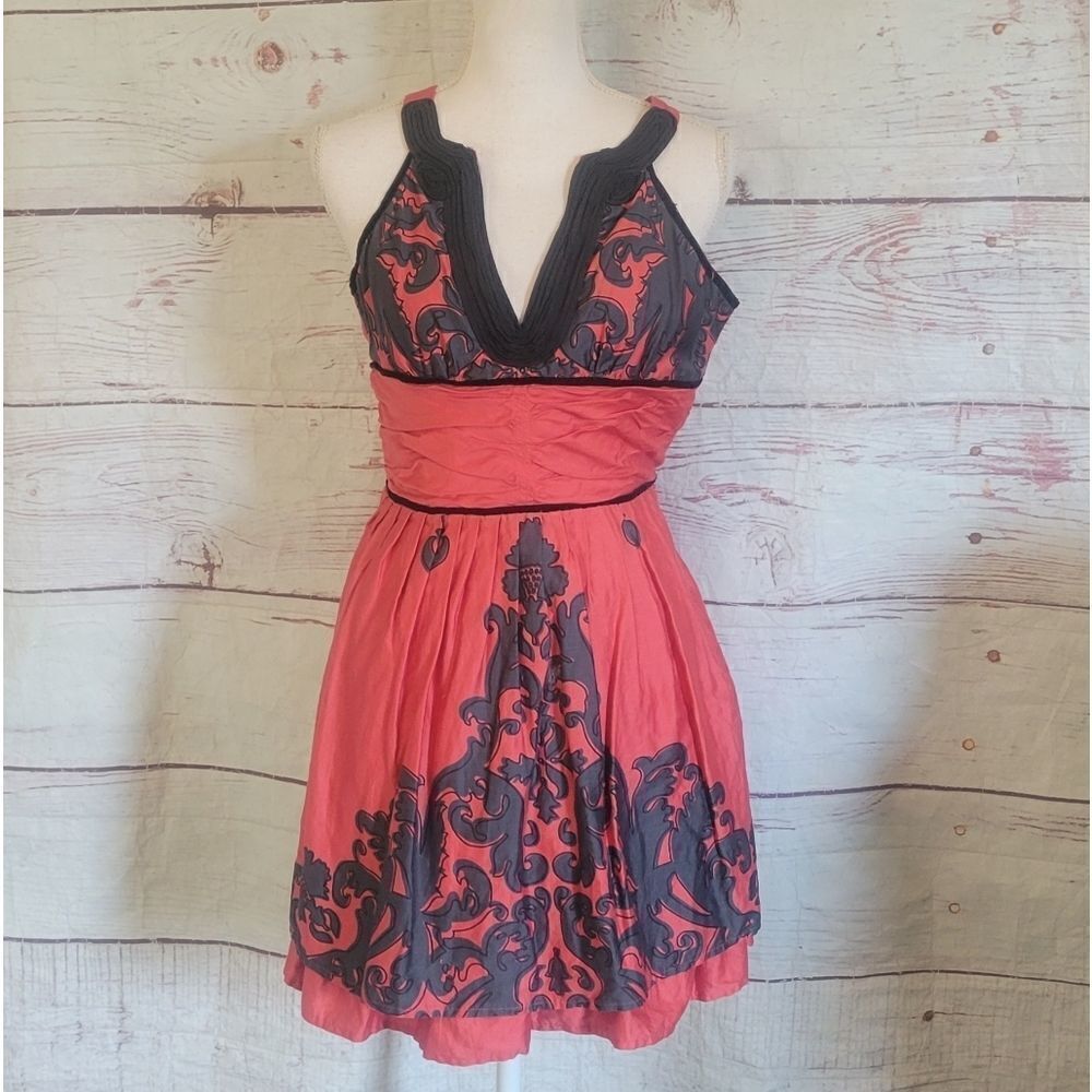Free People‎ Cross Strap Print Dress Size 4